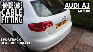 Audi A3 Handbrake Cable Fitting (rear disc, Mk2 fastback 8P)