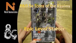 D&D 5e Icons of the Realms Epic Level Starter Mini Review | Nerd Immersion