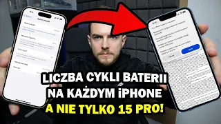 JAK SPRAWDZIĆ LICZBĘ CYKLI BATERII NA WSZYSTKICH iPHONE!? BEZ JAILBREAK iOS 17.4, iOS 17.5 BETA