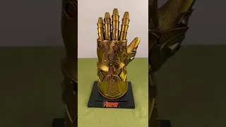 METAL😲 Infinity Gauntlet Prop Showcase #avengers #infintywar #thanos #infinitygauntlet #cosplay