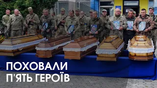 Любешівщина попрощалася із п'ятьма Героями