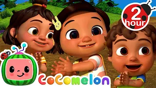 Simon Says (Outdoors Edition) | Cocomelon - Science Videos for Kids Moonbug Kids - Our Green Earth