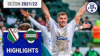 Legia Warszawa - Radomiak Radom 0:3 | SKRÓT | Ekstraklasa 2021/22 | 19. Kolejka