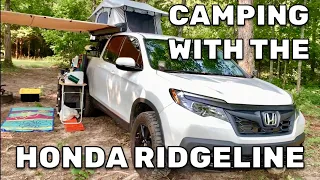 Camping with a Honda Ridgeline - Overlanding SoftRoading Walk-Around