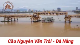 Đà Nẵng - Cầu Nguyễn Văn Trỗi nâng nhịp cho tàu thuyền qua lại trên sông Hàn
