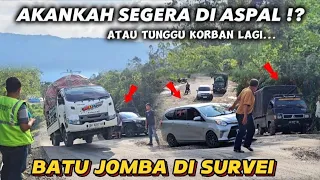 Kapan Di Aspal !!! Jalan Semakin Parah - Mobil Mundur Di Tanjakan Batu Jomba