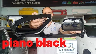 PİANO BLACK BOYAMA NASIL OLUR PARLAK SİYAH PARÇA NASIL BOYAMIR