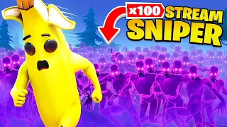 WTF😱 100 GEISTER *STREAMSNIPEN* MICH ich RASTE KOMPLETT AUS!! (zu krass) Fortnite Braxic