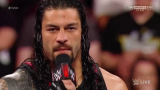 Roman Reigns addressed his defeat of The Undertaker and say _ This is my yard now    WWE RAW _ 2017