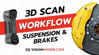 Best 3D Scanner for Suspension & Automotive - 2024 Freescan Combo Shining3D