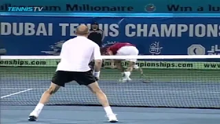 tennis i com Федерер-Агасси, Дубай-2005