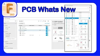 Whats New in PCB for March 2022 - New Place Component and Library Manager #Fusion360 #PCB #EAGLEPCB