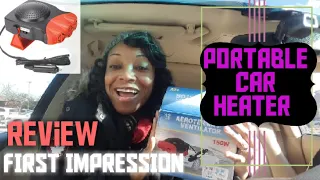 Portable car heater (Aeroterma)  1st impression