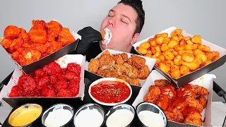 $100 Worth of Buffalo Wild Wings • MUKBANG