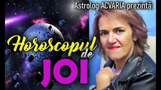 ⭐ HOROSCOPUL DE JOI 23 DECEMBRIE 2021 cu astrolog Acvaria