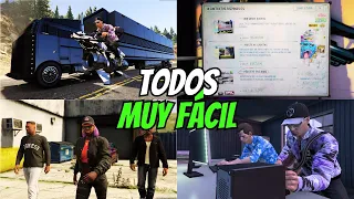 Como hacer Todos los CONTRATOS del Taller FÁCIL Y RÁPIDO en GTA 5 Online