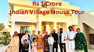 $200K (Rs 1 Crore) Indian Village Designer House Tour || We are really impressed