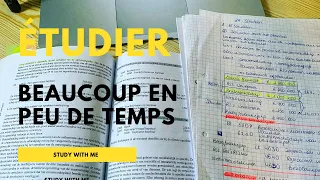 Comment étudier beaucoup en peu de temps!