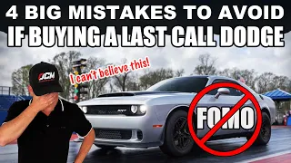 DON'T MAKE THESE MISTAKES WHEN BUYING A LAST CALL DODGE HEMI CAR
