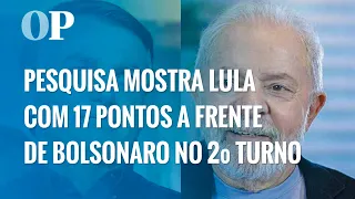Pesquisa PoderData: Lula abre vantagem de 17 pontos sobre Bolsonaro no 2º turno