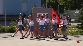 Голосистый наш отряд. Среди пришкольных лагерей прошёл конкурс строя и песни.