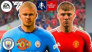 EA Sports FC 24 - Manchester City Vs. Manchester Utd - The Emirates FA Cup 23/24 Final | Full Match