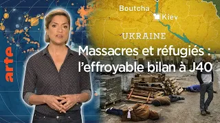 Ukraine - Massacres, réfugiés : bilan de 40 jours de guerre-Le Dessous des cartes L’essentiel | ARTE
