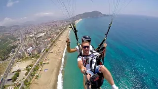 PARAGLIDING in Alanya. Turkey 2018 Параглайдинг в Алании. Турция 2018