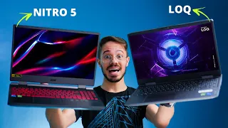 Hora da verdade! ACER NITRO 5 vs LENOVO LOQ - Qual o melhor notebook gamer?