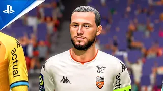 FIFA 22 PS4 | Paris Saint Germain vs FC Lorient | Ligue 1 - Full Gameplay