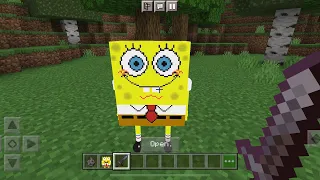 SpongeBob SquarePants  ADDON In Minecraft PE