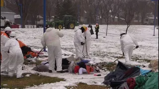 Regina homeless camp comes down