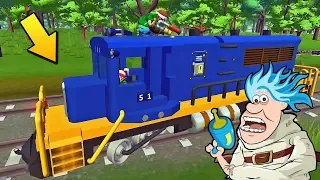 🚂 БАБКА СОРВАЛА ПОЕЗД С РЕЛЬС НА ПОЛ ПУТИ 🚧 МУЛЬТИК в Scrap Mechanic 🔨 СКРАП МЕХАНИК 🔔