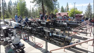 Work Day: 2022 Train Mountain Triennial  -  6/19/22-Live Steam, Electric, Diesel Ride-on Locomotives