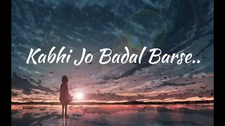 Kabhi Jo Badal Barse - Vishal Mishra | @bollywoodsongs