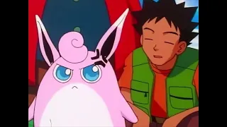 Wigglytuff Slapping Brock