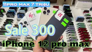 Sale 300k iPhone 12 pro max, thanh lý 11pro max 7triệu, 14pro max, Samsung S21 Ultra, A71, Mi11T pro