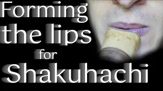 Shakuhachi Embouchure - Forming the lips to play shakuhachi bamboo flute by Josen (Jon Kypros)
