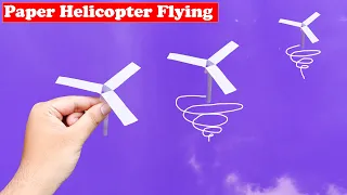 best flying helicopter toy,how to make paper flying helicopter,new paper flying helicopter toy