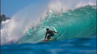 Mason Ho Rides Padang Padang On A Fun Board | Surfing Indonesia