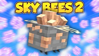 Minecraft Sky Bees 2 | IRON BEES, RESOURCE HONEYCOMBS & NETHER QUARTZ! #2 [Modded Questing Skyblock]