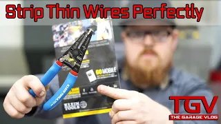 How to Strip Thin Small Wire Perfectly Every Time | Klein Tools 11057 | Wiring Tools | Electrical