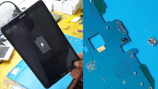 How To Fix Samsung Galaxy Tab Stuck On Charging Screen - Galaxy Tab Charging issue Fix-charging sign