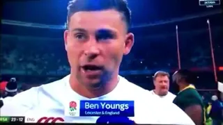 Ben Youngs interview unhappy with England Loss