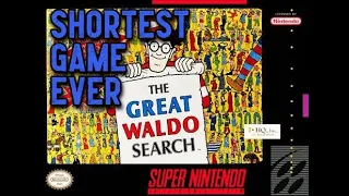 The Great Waldo Search | Shortest Video Game Ever? | Longplay | No Commentary
