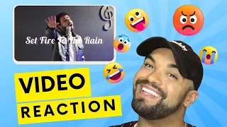 Set Fire To The Rain - Gabriel Henrique Cover REACTION!