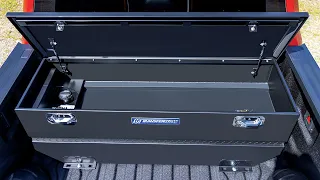 How to install a Transfer Flow Auxiliary Fuel Tank & Tool Box Combo