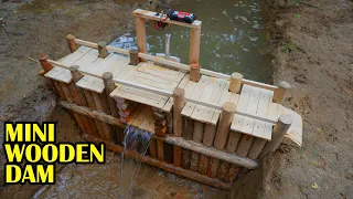 Mini Wooden Dam Construction