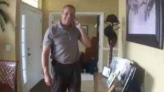 U S  Soldier, Home From Kuwait, Surprises His Father in Law