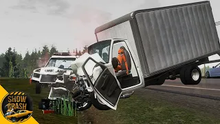 BeamNG Drive - Realistic Crashes | Жуткое ДТП в Пермском Крае